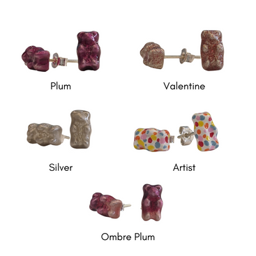 The Gummy Studs - Silver Base