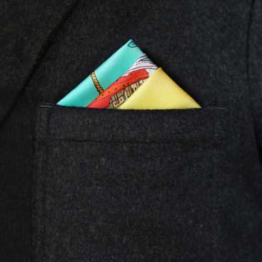 Under the Sea Pocket Square
