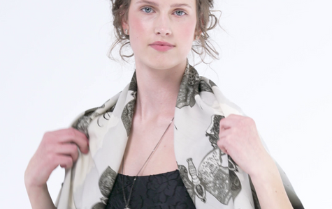 Scarf Styling Part 4: Large Wool Scarf