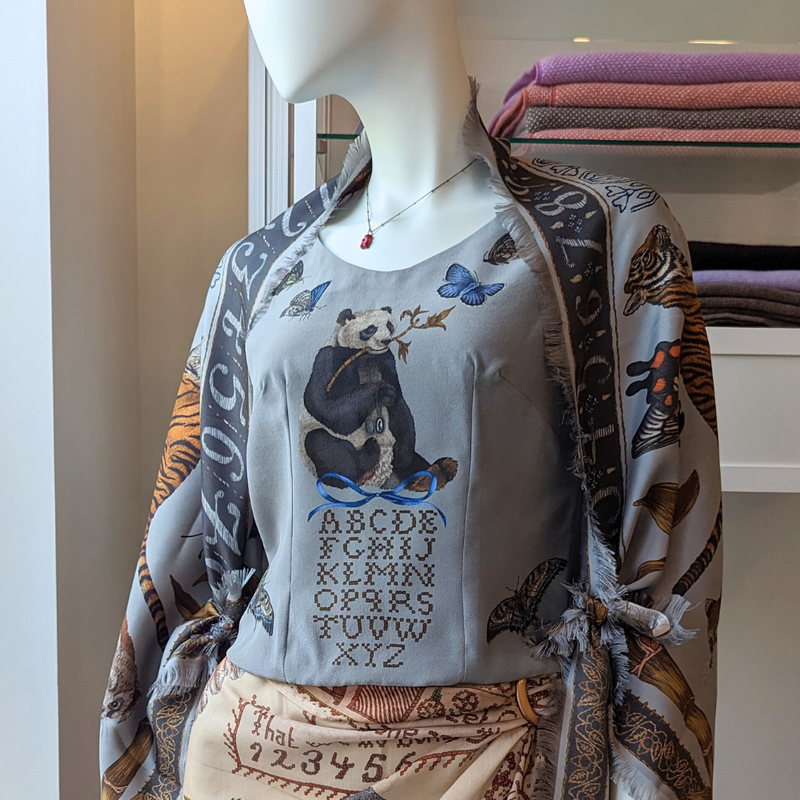 8 Ways to Wear Your Large Silk Scarf