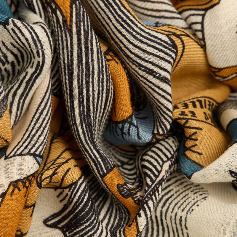 Edition Wool Scarf 70 in Blue