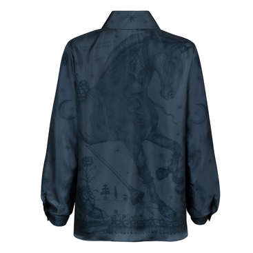 Pre-Order The Celestial Steed Pencil Silk Oxford Shirt