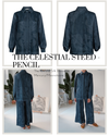 Pre-Order The Celestial Steed Pencil Silk Oxford Shirt