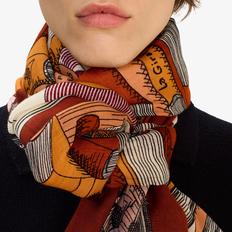 Edition Wool Scarf 70 in Autumn