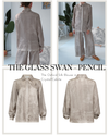 Pre-Order The Glass Swan Pencil Silk Oxford Shirt