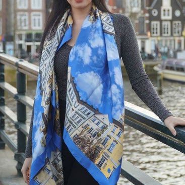 Old Town Silk Square Scarf