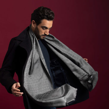 Eternite Silk Jacquard Stole