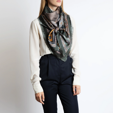 Fortuna's Box Silk Twill Shawl 135