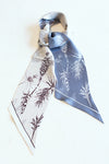 KELLY Large Silk Ribbon - Blue