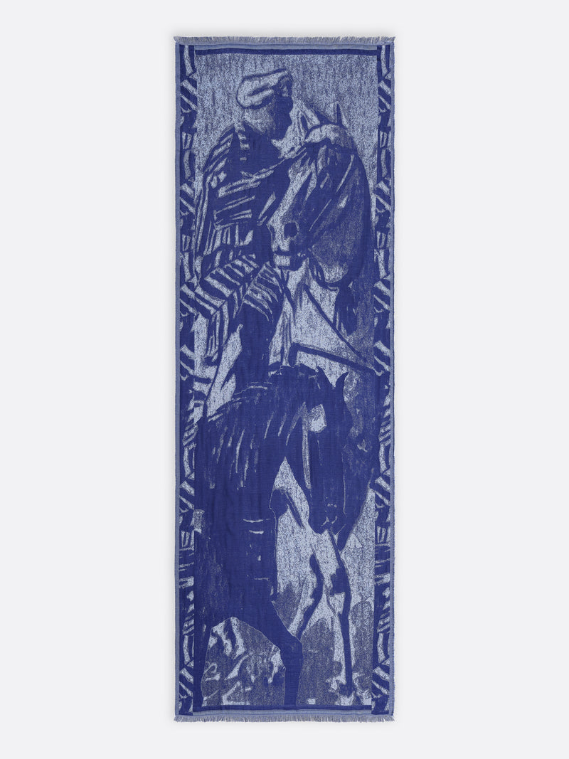 Leandre Silk Jacquard Stole