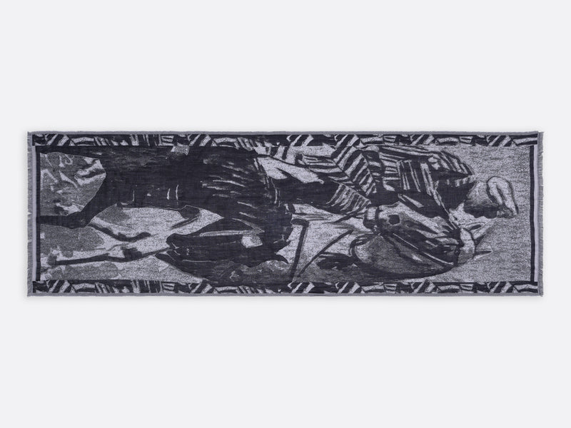 Leandre Silk Jacquard Stole