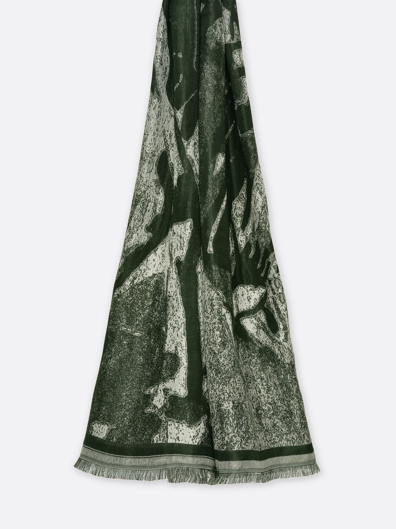 Leandre Silk Jacquard Stole