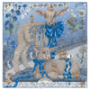 London Bridge is Falling Down - Neckerchief/Pocket Square - Powder/Frost