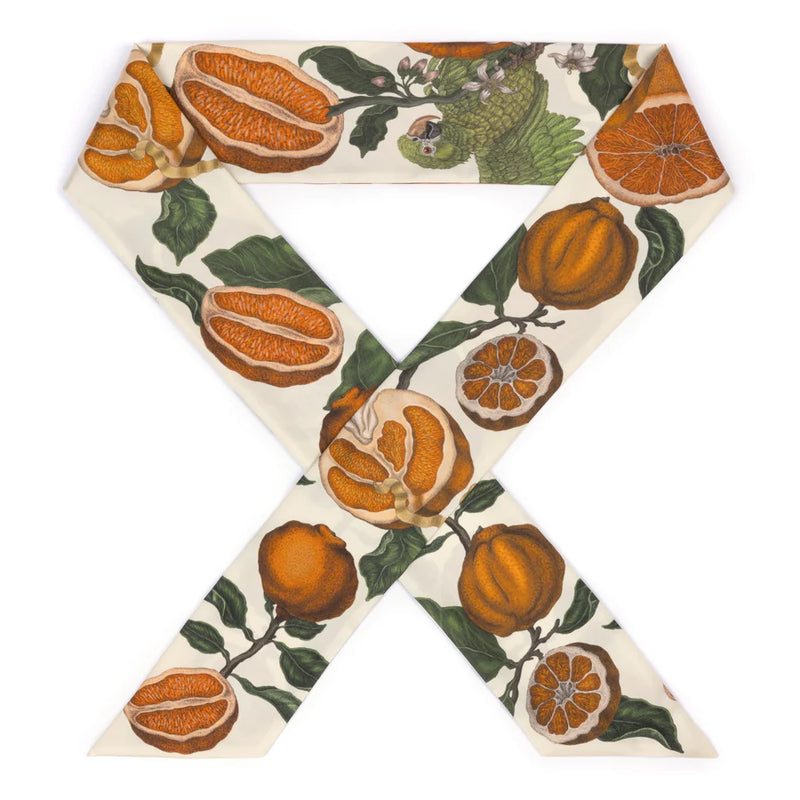 Oranges & Lemons - Large Silk Ribbon