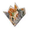 Oranges and Lemons - Neckerchief/Pocket Square in Citrine/Zest