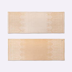 Palma Wool Stole in Nacre - Mother of Pearl