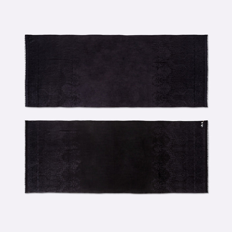 Palma Wool Stole in Black