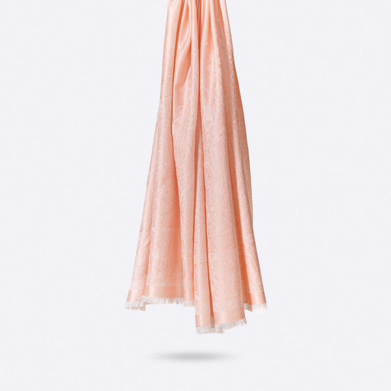 Palma Wool Stole in Light Pink
