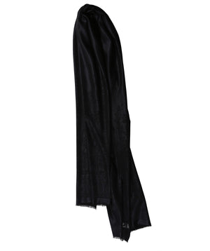 Palma Wool Stole in Black