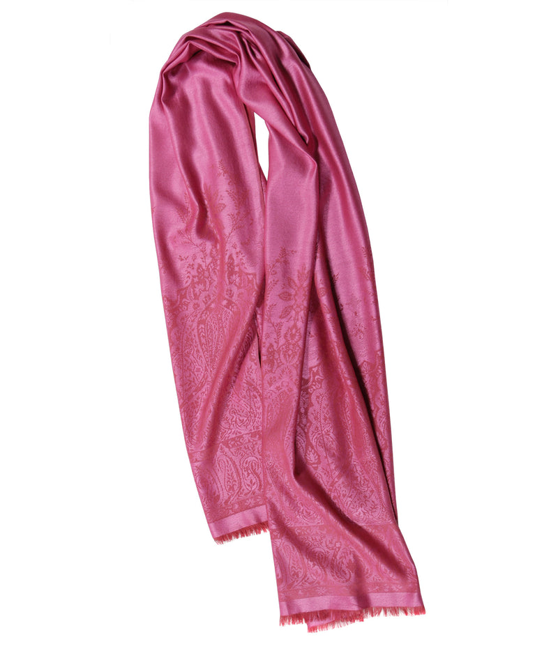 Palma Wool Stole in Rose Bengale