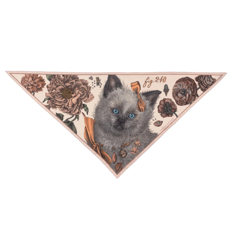 Ring a Ring O' Rose Triangle Silk Twill