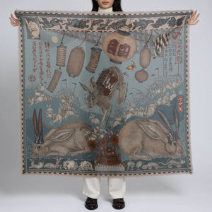 Pre-Order: Sabina Savage Wool Silk Scarf - 135 x 135 cm