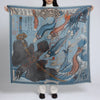 Pre-Order: Sabina Savage Wool Silk Scarf - 135 x 135 cm