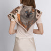 Ring a Ring O' Rose Triangle Silk Twill