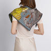 Oranges and Lemons Triangle Silk Twill