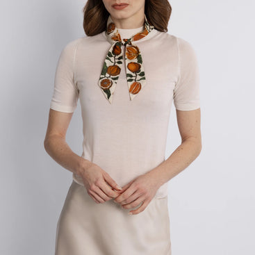 Oranges & Lemons - Small Silk Ribbon