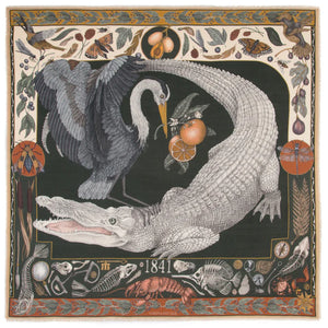 Pre-Order: Sabina Savage Wool Silk Scarf - 135 x 135 cm