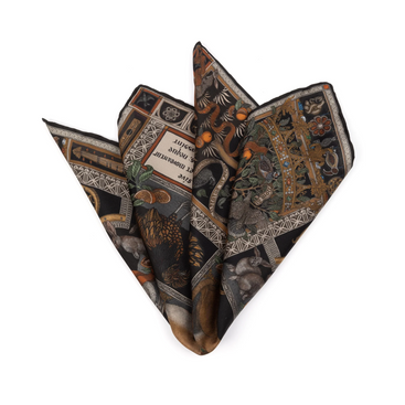 The Faithful Lamb Silk Twill Scarf 42