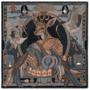 Pre-Order: Sabina Savage Wool Silk Scarf - 135 x 135 cm