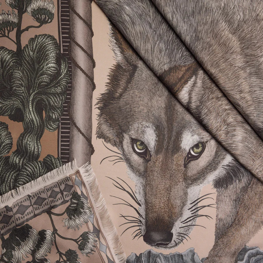 The Wolf You Feed - Large Silk in Desert/Dawn