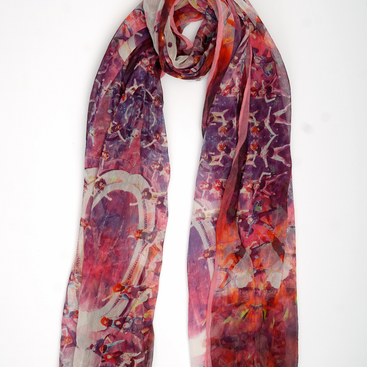 Young Canadians Silk Long Scarf