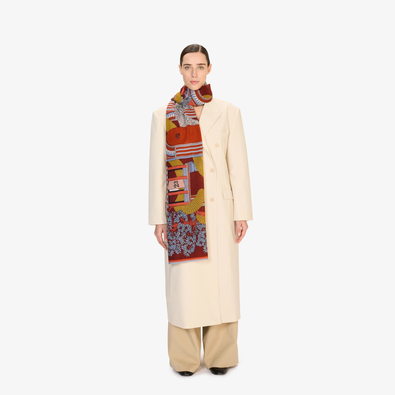 Nicolas Wool Scarf 100 in Autumn