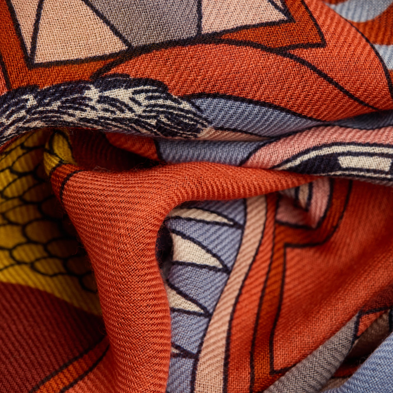 Nicolas Wool Scarf 100 in Autumn