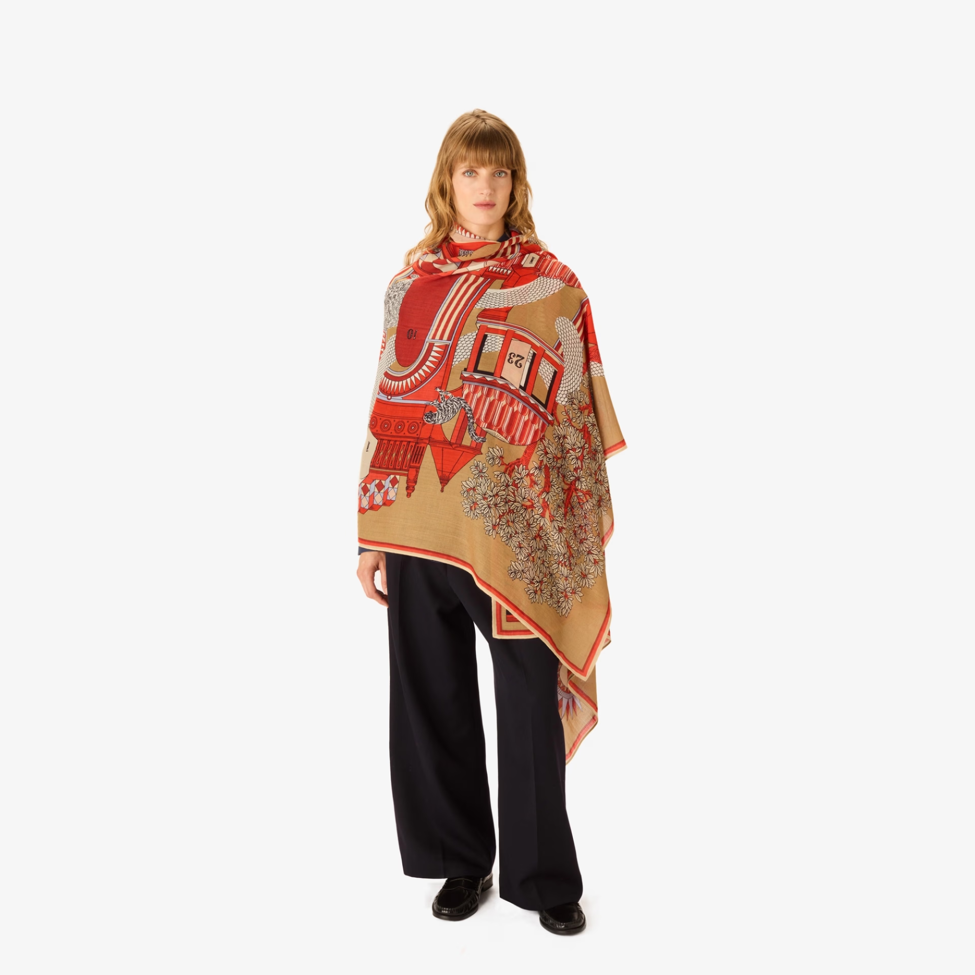 Nicolas Wool Scarf 100 in Red – Beyond Scarf