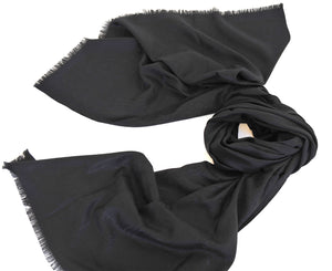 Palma Wool Stole in Black