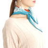 Blue & Copper Mare Silk Crêpe Scarf
