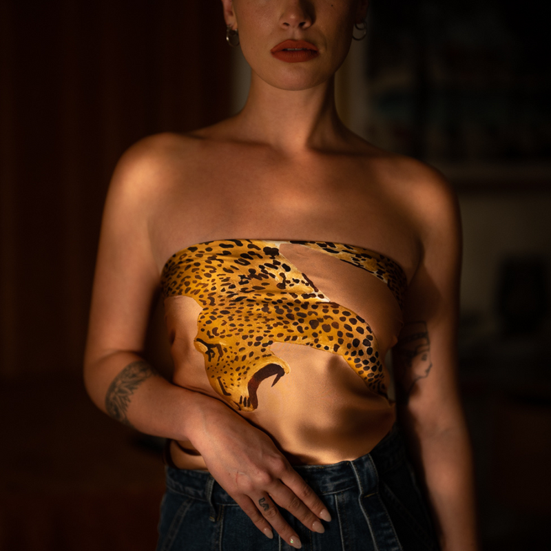 Dusty Rose Cheetah