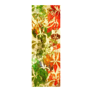 Floral Flame Silk Shawl