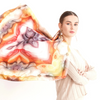 Yellow & Red Terra Silk Scarf