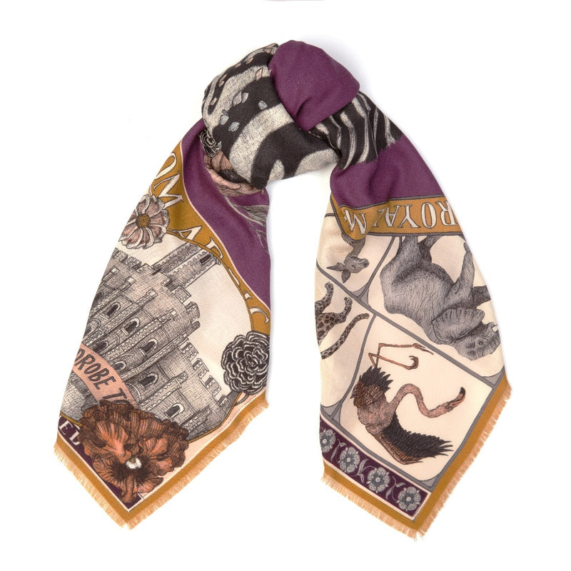 The Royal Striped Horses - Large Silk