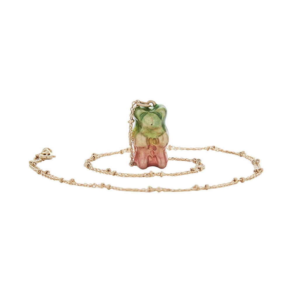 The Gummy Necklace - Gold Base - Short