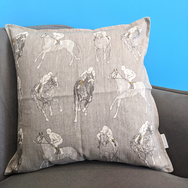 In Full Flight Cushion Cover - Grey