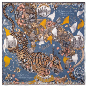 The Lion and Tiger's Tea Party 90cm x 90cm