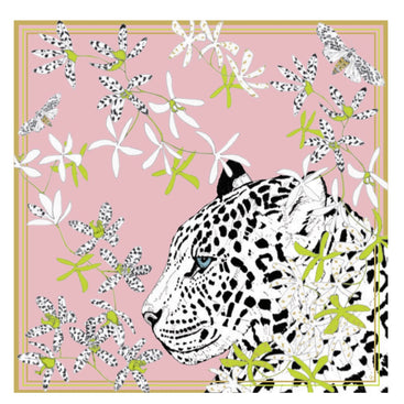 Leopard Silk Scarf