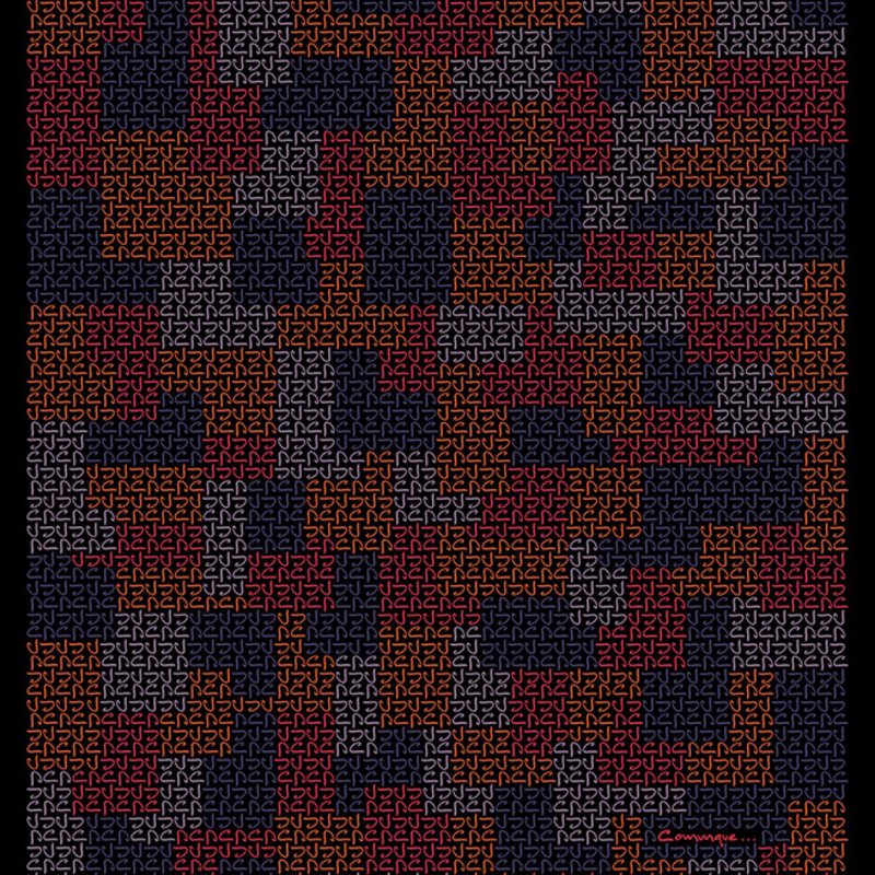Logomania Wool scarf