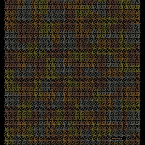 Logomania Wool scarf